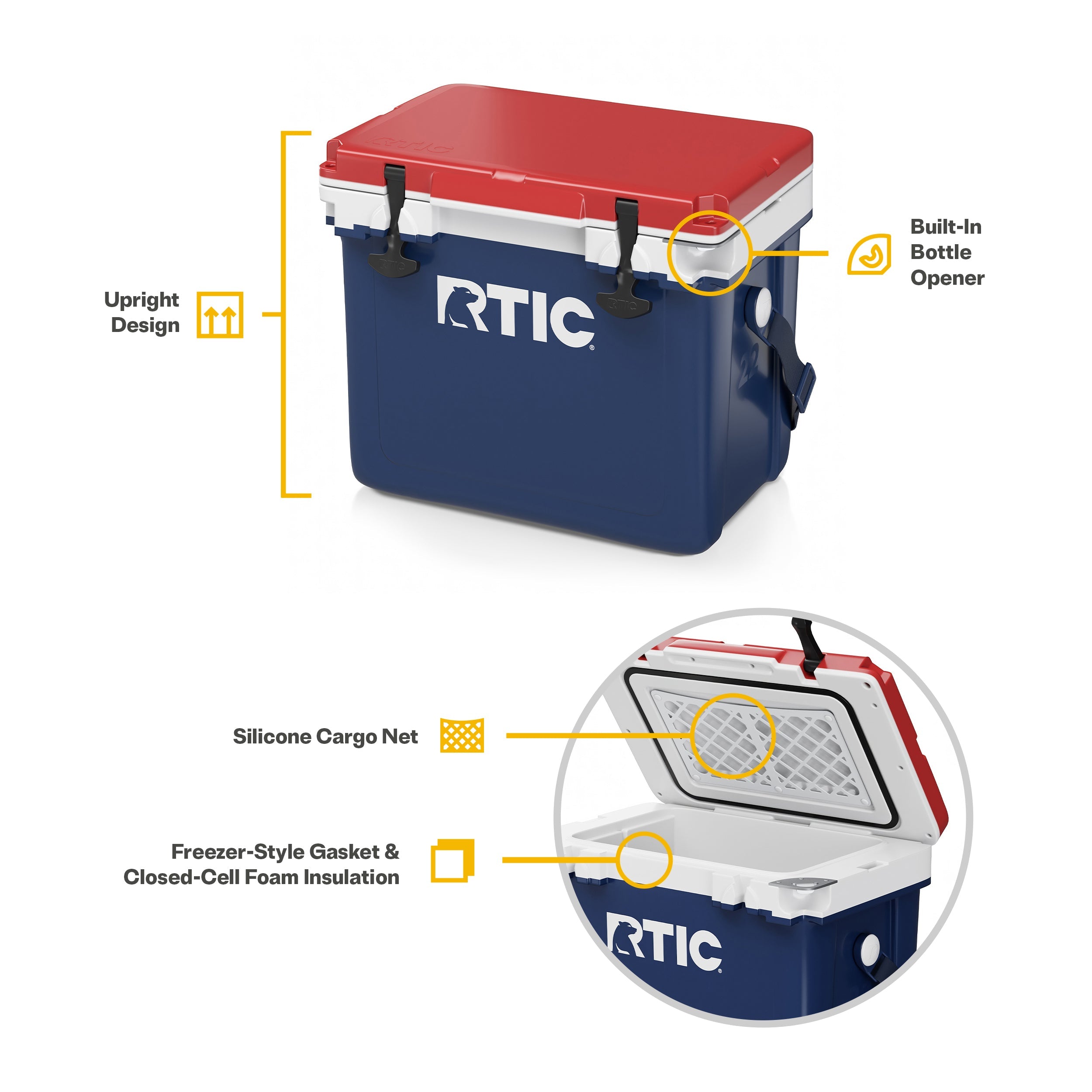 22 QT Ultra-Light Cooler